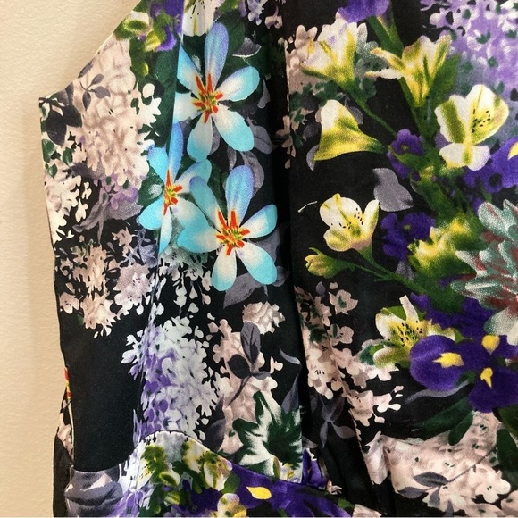 JOE BROWNS Sz 26 Floral Lined Bodice and Skirt w/ Tulle Zipper Closure Dress NEW - Picture 9 of 12